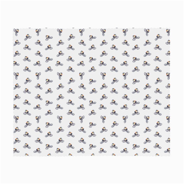 Cycling Motif Design Pattern Small Glasses Cloth