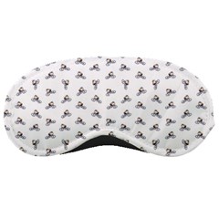 Cycling Motif Design Pattern Sleeping Mask by dflcprintsclothing