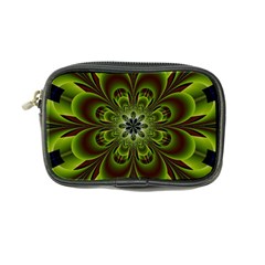 Abstract Flower Artwork Art Floral Green Coin Purse by Sudhe