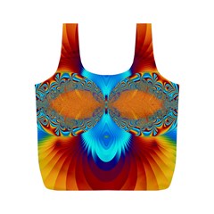 Artwork Digital Art Fractal Colors Full Print Recycle Bag (m) by Pakrebo