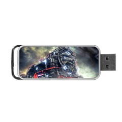 Steam Locomotive Br 99 Historically Portable Usb Flash (two Sides) by Wegoenart