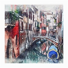 Venice Water Laguna Italy Medium Glasses Cloth by Wegoenart