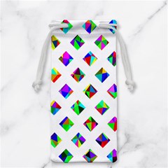 Rainbow Lattice Jewelry Bag by Mariart