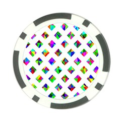 Rainbow Lattice Poker Chip Card Guard (10 Pack) by Mariart