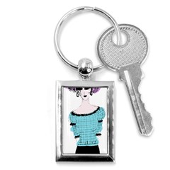 Elissa Key Chain (rectangle) by snowwhitegirl