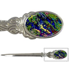 3d Colorful Texture 2                       Letter Opener by LalyLauraFLM