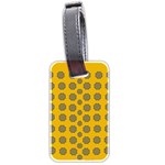 Sensational Stars On Incredible Yellow Luggage Tag (two sides) Front