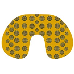 Sensational Stars On Incredible Yellow Travel Neck Pillow by pepitasart