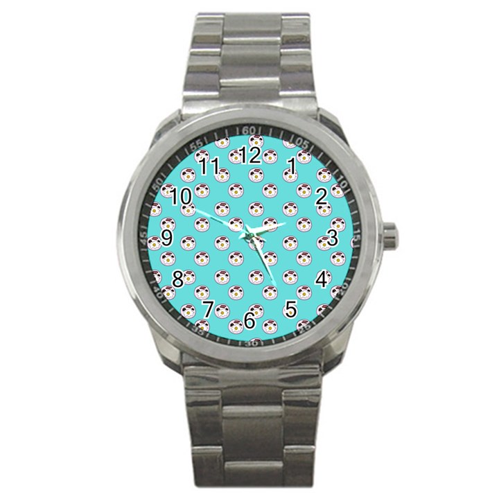 English Breakfast Aqua Sport Metal Watch