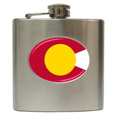 Colorado State Flag Symbol Hip Flask (6 Oz) by FlagGallery