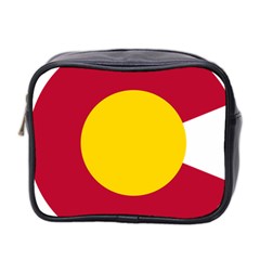 Colorado State Flag Symbol Mini Toiletries Bag (two Sides) by FlagGallery