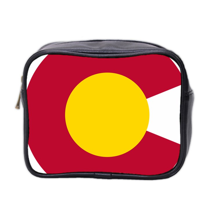 Colorado State Flag Symbol Mini Toiletries Bag (Two Sides)