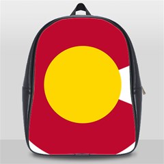 Colorado State Flag Symbol School Bag (xl) by FlagGallery