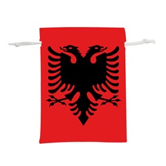 Albania Flag Lightweight Drawstring Pouch (s) by FlagGallery