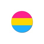 Pansexual Pride Flag Golf Ball Marker (4 pack) Front