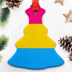 Pansexual Pride Flag Christmas Tree Ornament (two Sides) by lgbtnation