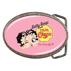 Betty Boop Chupa Chups Vintage Style Belt Buckle (oval) by jmujunen