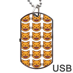 Cat Dog Tag Usb Flash (one Side) by ArtworkByPatrick