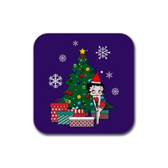 Betty Boop Xmas Drink Coasters 4 Pack (square) by jmujunen