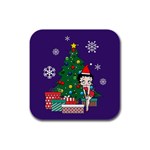 Betty Boop Xmas Drink Coasters 4 Pack (Square) Front