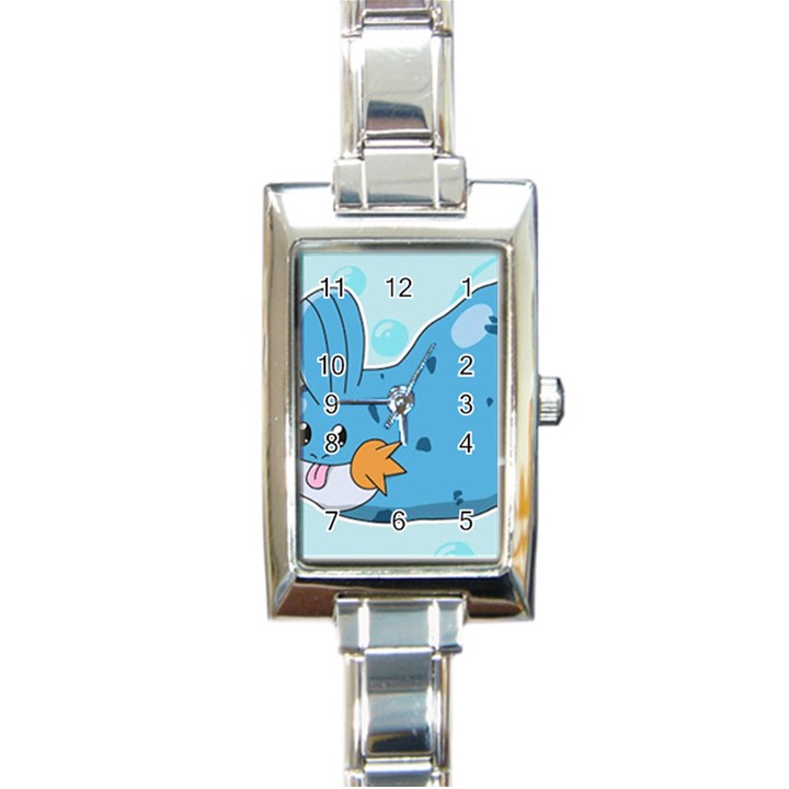 Patokip Rectangle Italian Charm Watch