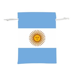 Argentina Flag Lightweight Drawstring Pouch (s) by FlagGallery