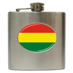 Bolivia Flag Hip Flask (6 Oz) by FlagGallery