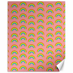 Pride Rainbow Flag Pattern Canvas 16  X 20  by Valentinaart