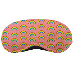 Pride Rainbow Flag Pattern Sleeping Mask by Valentinaart