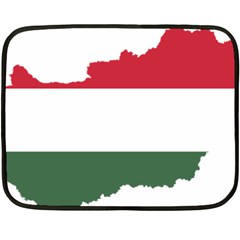 Hungary Country Europe Flag Double Sided Fleece Blanket (mini)  by Sapixe