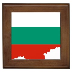 Bulgaria Country Europe Flag Framed Tile by Sapixe