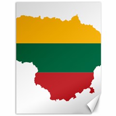 Lithuania Country Europe Flag Canvas 36  X 48  by Sapixe