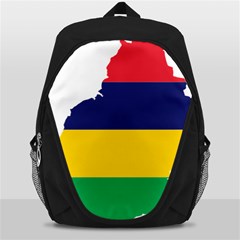 Mauritius Flag Map Geography Backpack Bag by Sapixe