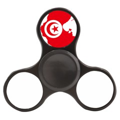 Tunisia Flag Map Geography Outline Finger Spinner by Sapixe