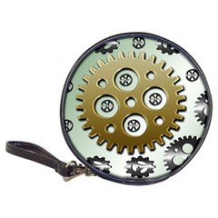 Gear Background Sprocket Classic 20-cd Wallets by HermanTelo