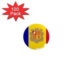 Andorra Country Europe Flag 1  Mini Magnets (100 Pack)  by Sapixe