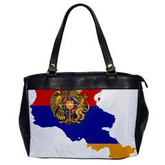 Borders Country Flag Geography Map Oversize Office Handbag by Sapixe