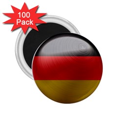 Germany Flag Europe Country 2 25  Magnets (100 Pack)  by Sapixe