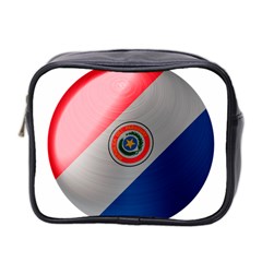 Paraguay Flag Country Nation Mini Toiletries Bag (two Sides) by Sapixe