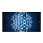 Mandala Flower Of Life Satin Wrap Front