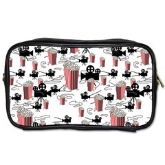 Movies And Popcorn Toiletries Bag (two Sides) by bloomingvinedesign