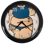 Sassy Wall Clock (Black) Front