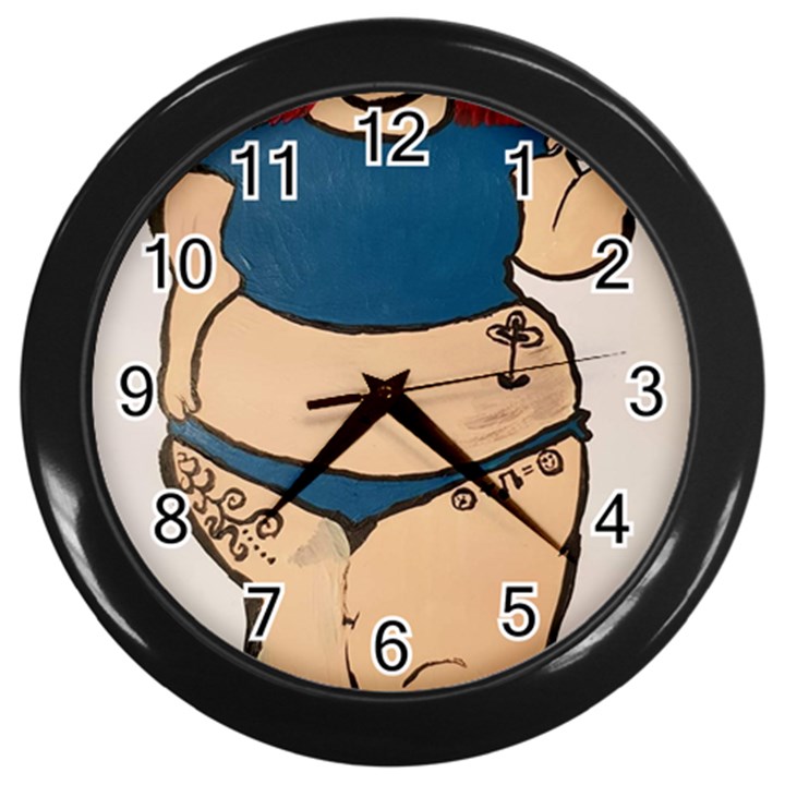 Sassy Wall Clock (Black)