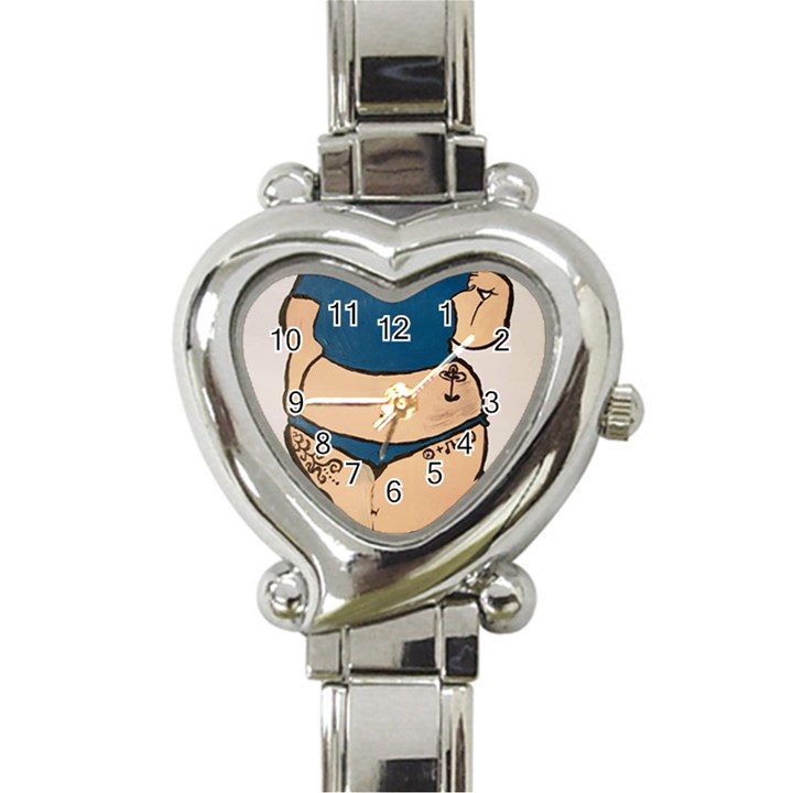 Sassy Heart Italian Charm Watch