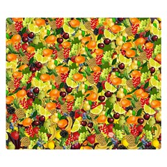 Background Pattern Structure Fruit Double Sided Flano Blanket (small)  by Pakrebo