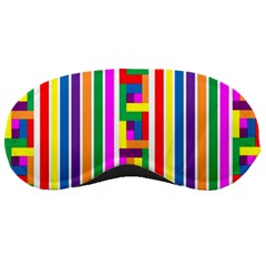 Rainbow Geometric Spectrum Sleeping Mask by Mariart