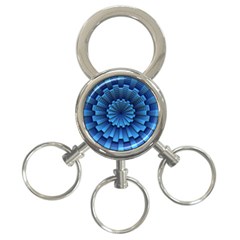 Mandala Background Texture 3-ring Key Chain by HermanTelo