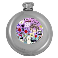 The Real World Round Hip Flask (5 Oz) by snowwhitegirl