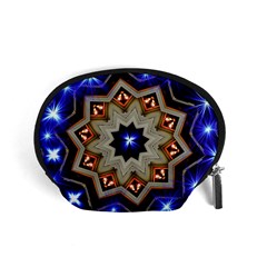 Background Mandala Star Accessory Pouch (small) by Mariart