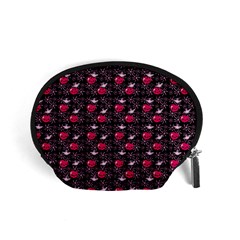 Cherries An Bats Black Accessory Pouch (small) by snowwhitegirl